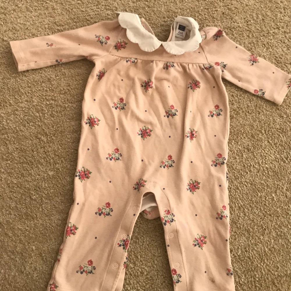 Janie and Jack one piece scallops collar